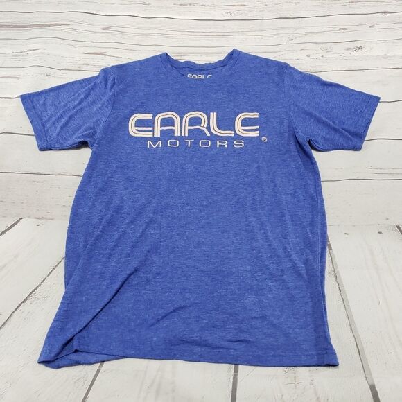 Earle Motors Shirt Size Large Mens Motorcycle Used - Picture 1 of 6